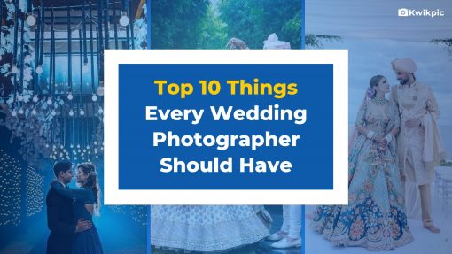 Essential things for wedding photographer